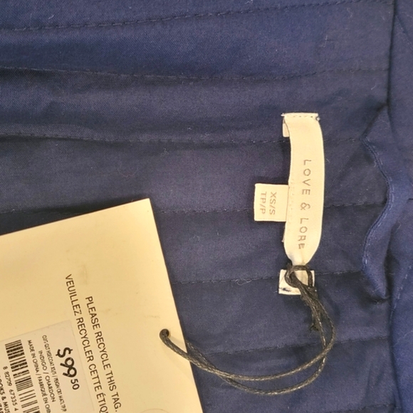 Indigo's Love & Lore size XS Jacket in navy blue. - Picture 7 of 8